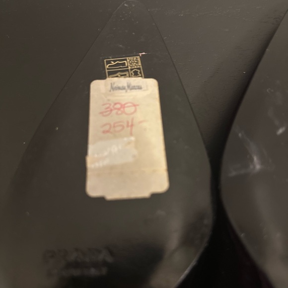 Prada Purple Velvet Slingback Wedges Sz 40 - Picture 8 of 11